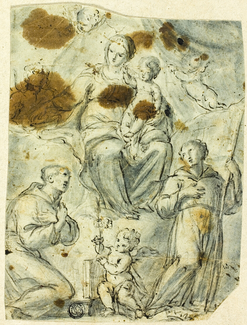 Madonna and Child, with Saints Anthony of Padua and William of Aquitaine