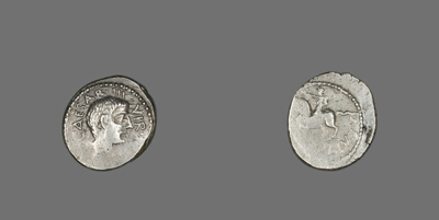 Denarius (Coin) Portraying Octavian
