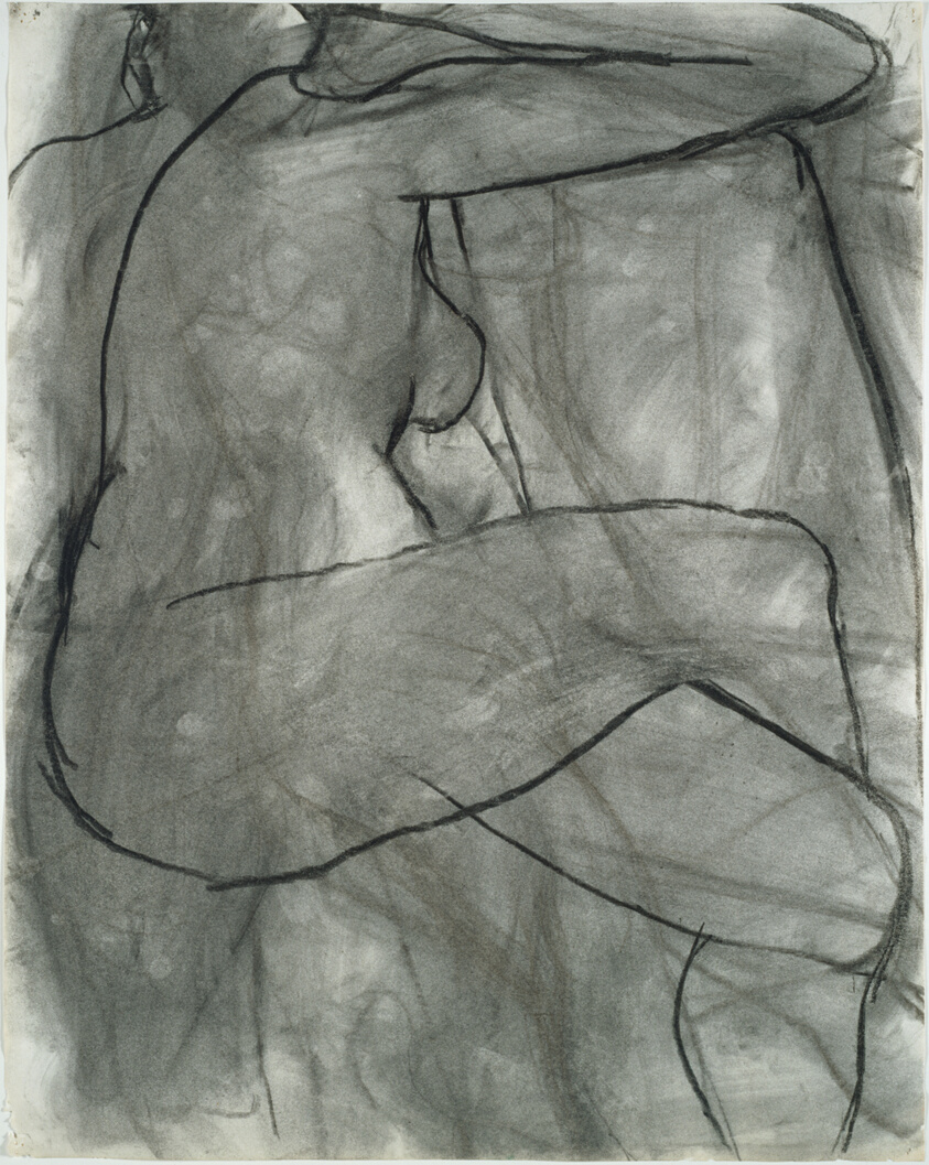 Seated Nude, Profile
