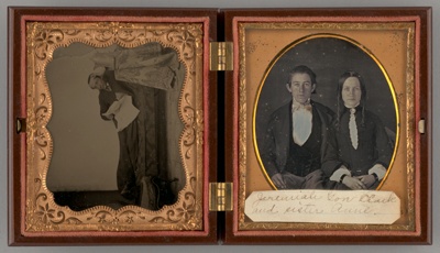 Untitled (Portrait of a Reclined Man on the left; Portrait of a Man and a Woman on the right)