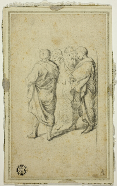 Group of Four Men in Togas