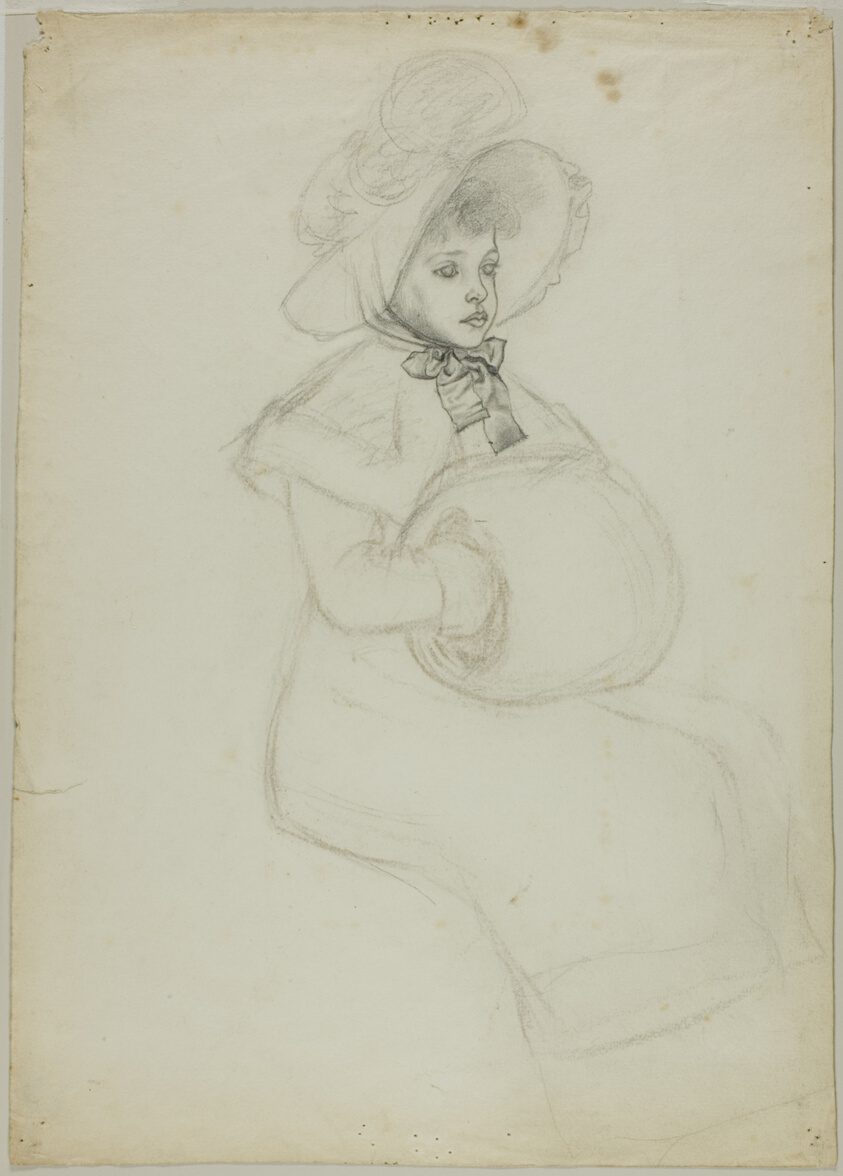 Seated Girl with Muff