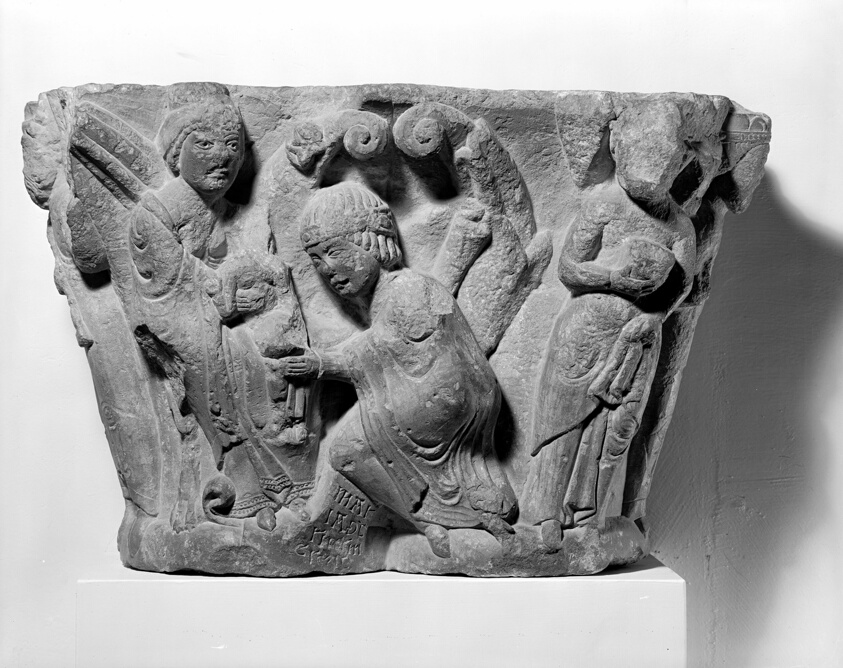 Capital with the Adoration of the Magi