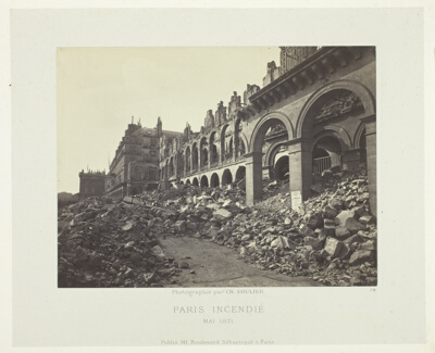 Paris Fire (Ministry of Finance), from the series "Paris Incendié"