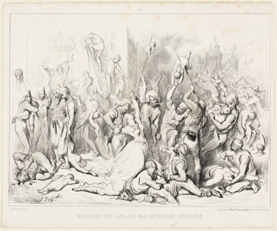 Massacre of the English by Revolting Hindus