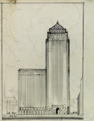 National Life Insurance Company Building, Chicago, Illinois, Design Study