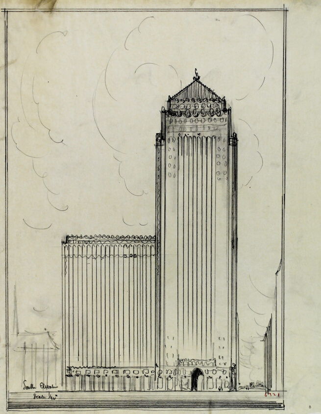 National Life Insurance Company Building, Chicago, Illinois, Design Study