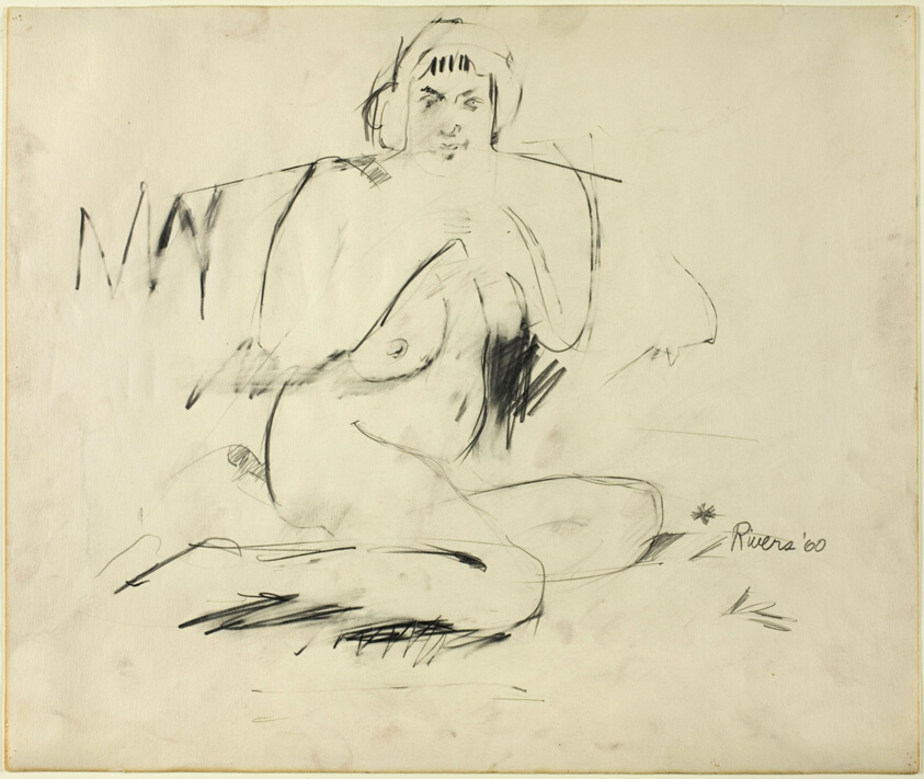 Seated Female Nude