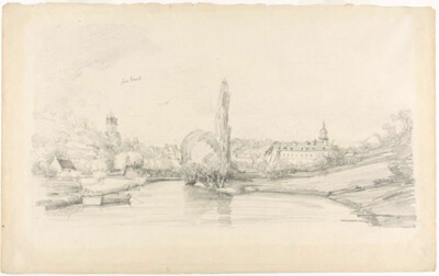 Canal Scene Near Brussels