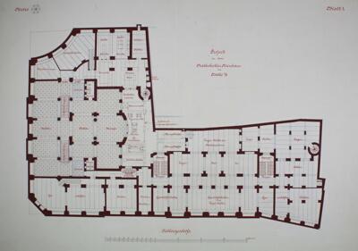 Rathskeller Neubau, Halle (Saale), Saxony-Anhalt, Germany, Basement Plan