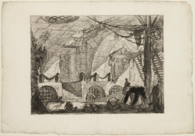 The Sawhorse, plate 12 from Imaginary Prisons