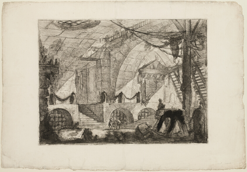 The Sawhorse, plate 12 from Imaginary Prisons