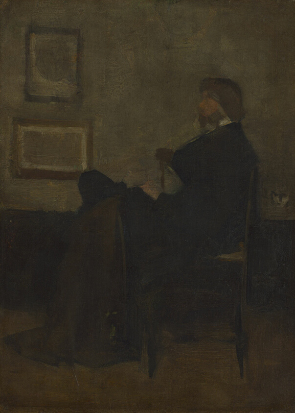 Study for "Arrangement in Grey and Black, No. 2: Portrait of Thomas Carlyle"