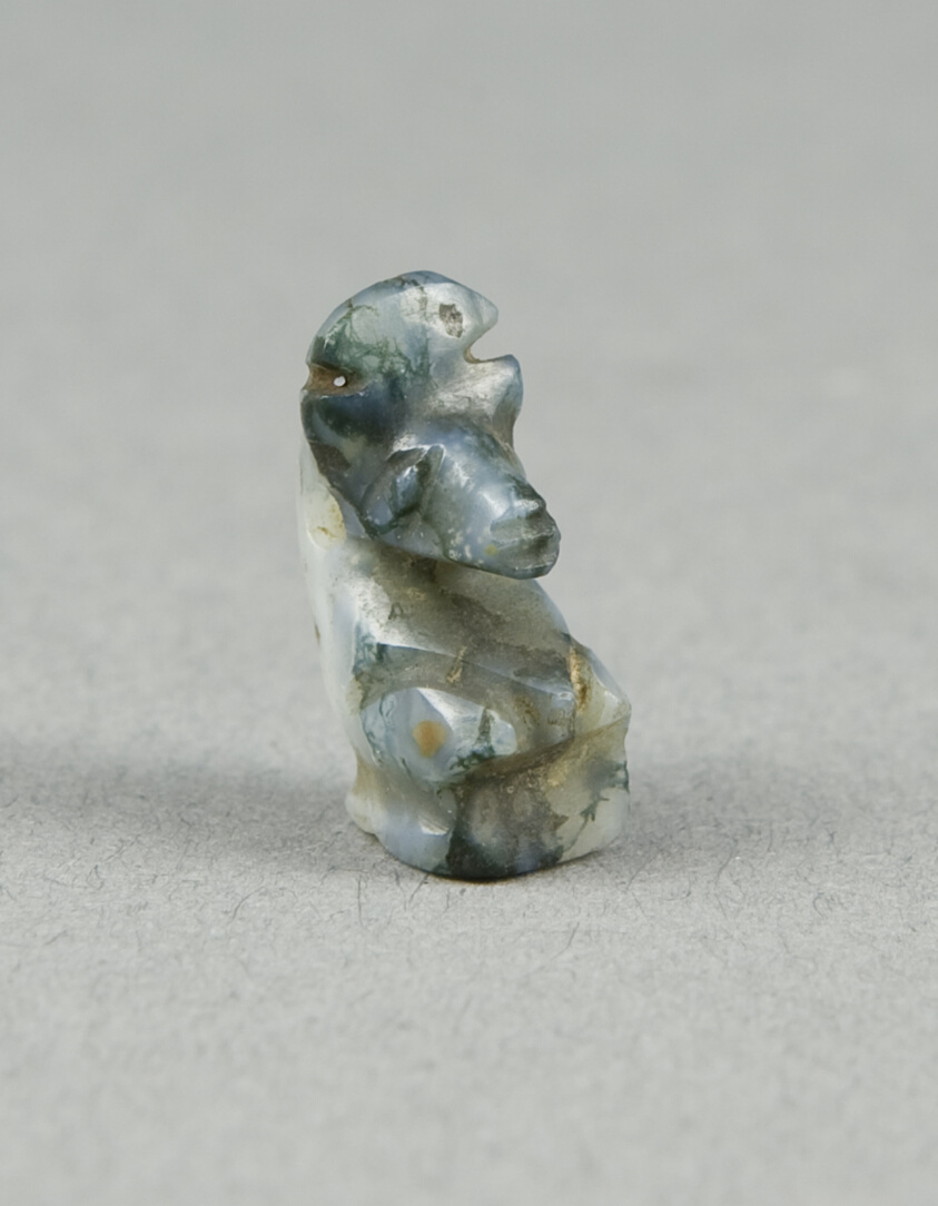Amulet of the God Thoth, Seated with Lunar Disk