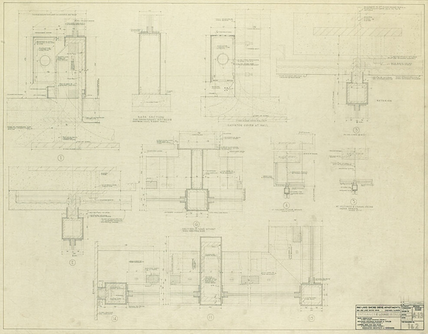 860–880 North Lake Shore Drive, Entrance and Lounge Details