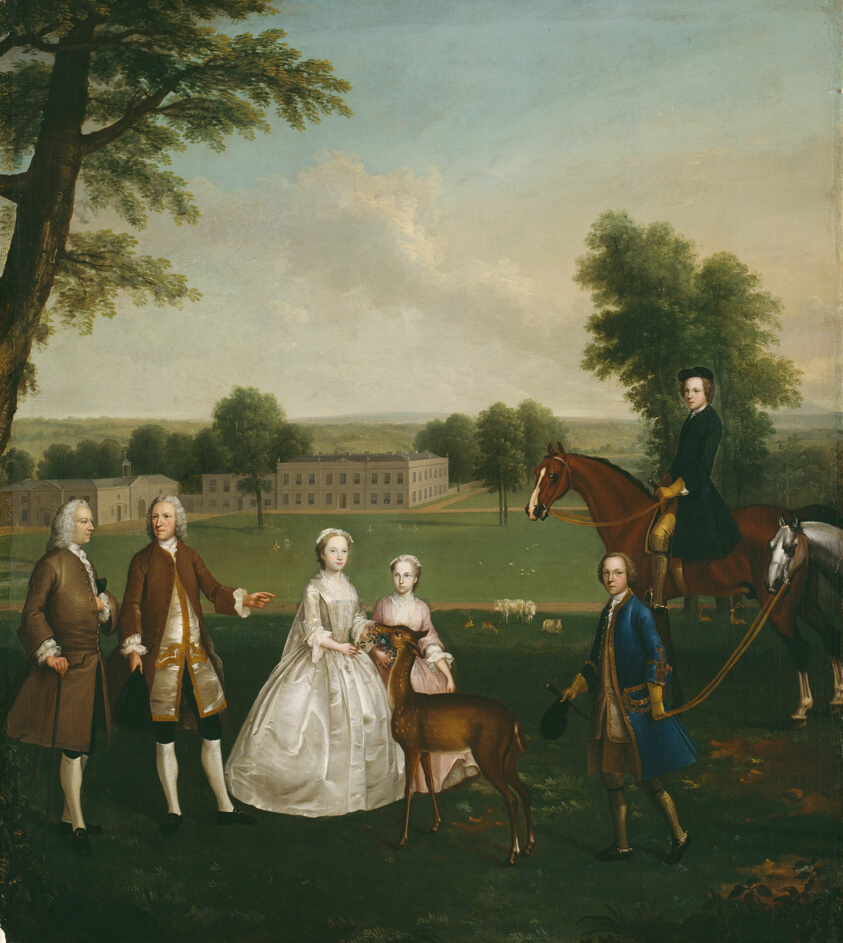 Thomas Lister and Family at Gisburne Park