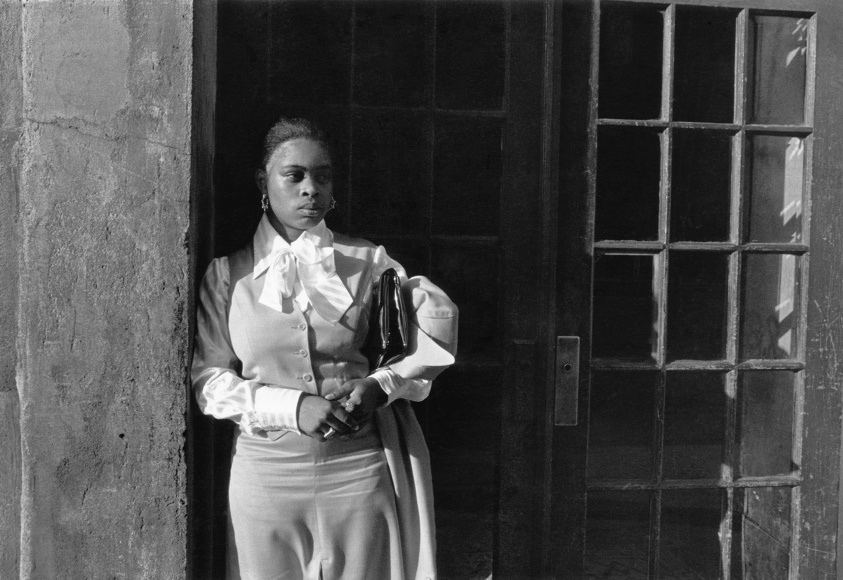 A Woman Waiting in the Doorway, from the series "Harlem, U.S.A."