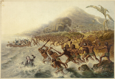 The Massacre of the Lamented Missionary the Rev. J. Williams and Mr. Harris