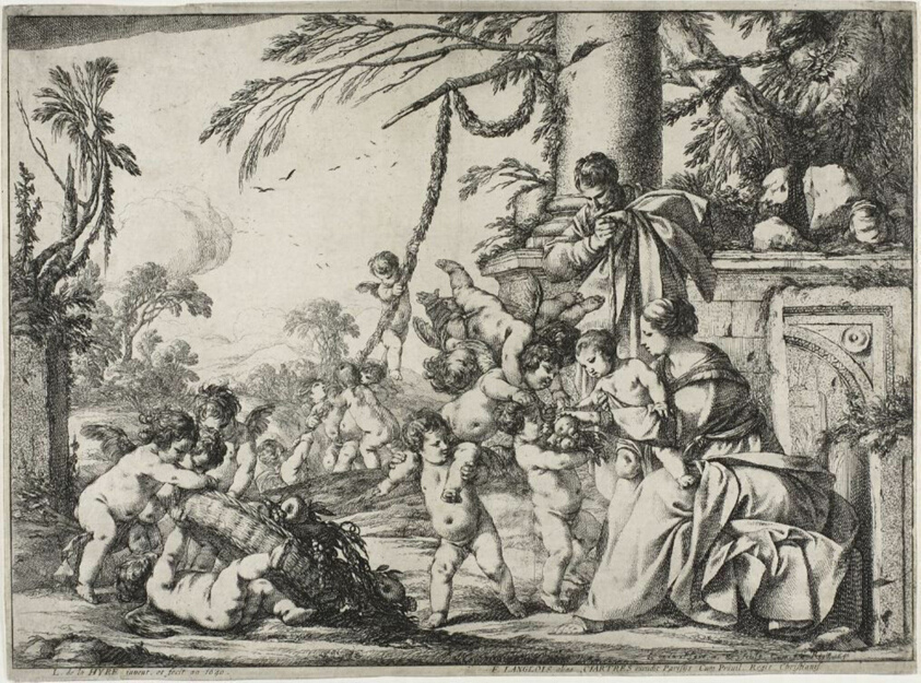 The Holy Family with Putti