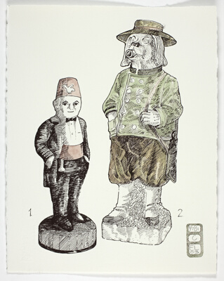 Plate C, Volume I, Book I, Personae, from Index: The Objects of My Obsession