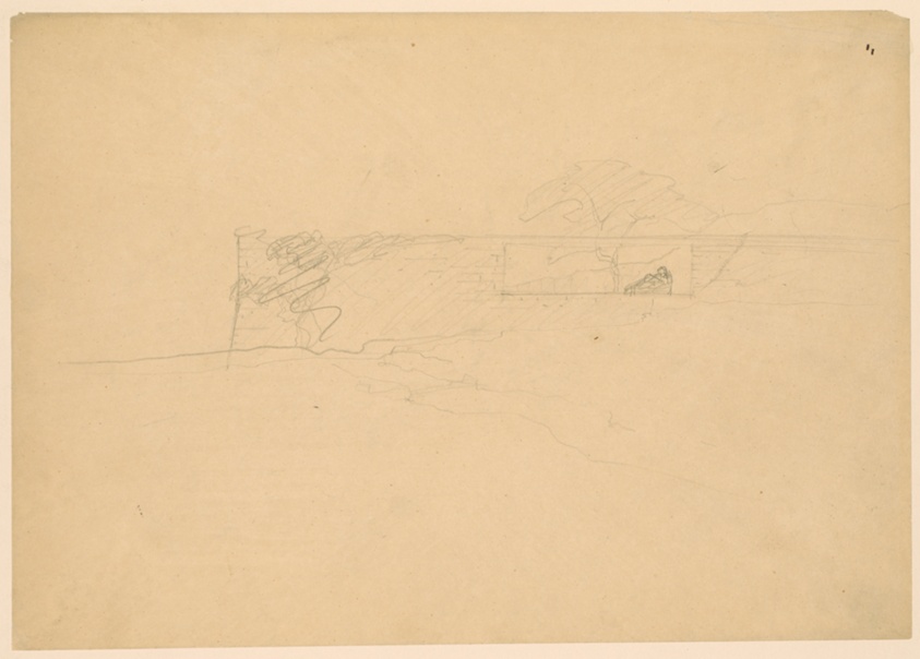 Mountain House for the Architect, Tyrol, Austria, Elevation Study
