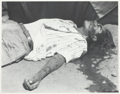 Striking Worker Murdered (Obrero en huelga asesinado)