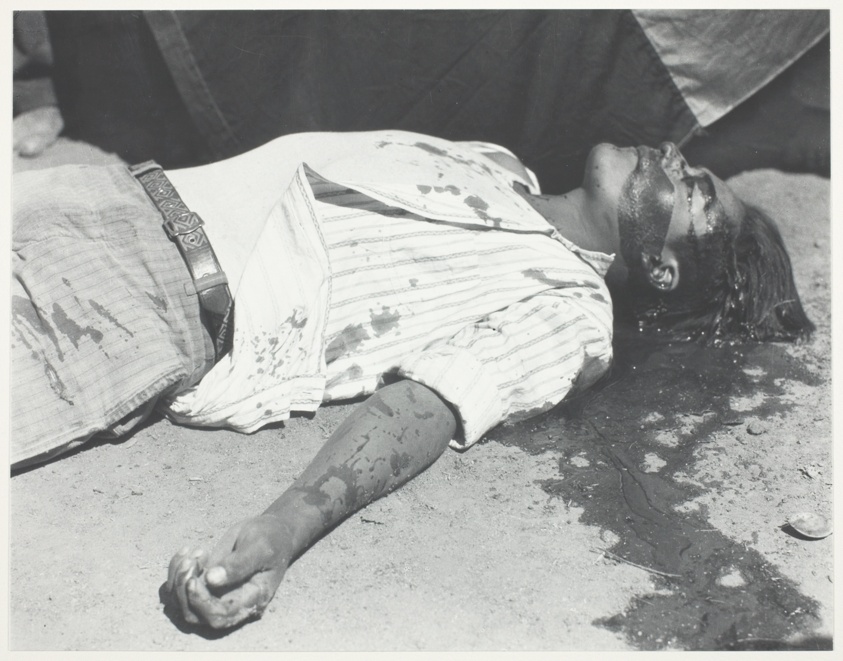Striking Worker Murdered (Obrero en huelga asesinado)