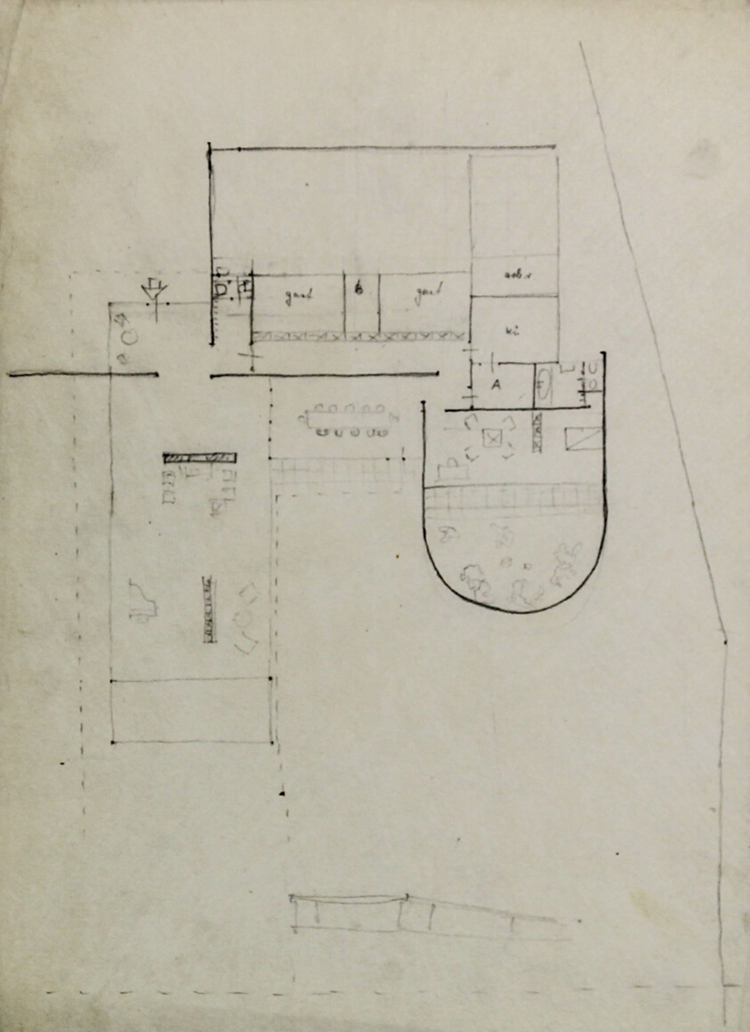 Hubbe House, Magdeburg, Germany, Plan Study