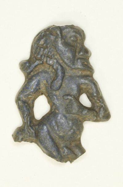 Amuletic Inlay of the God Bes Dancing