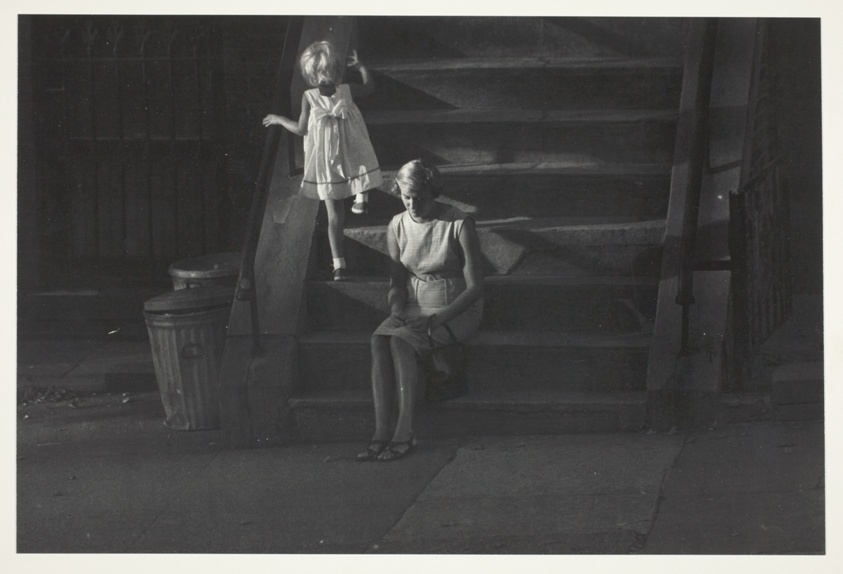 Woman and Child-Steps, Brooklyn Heights