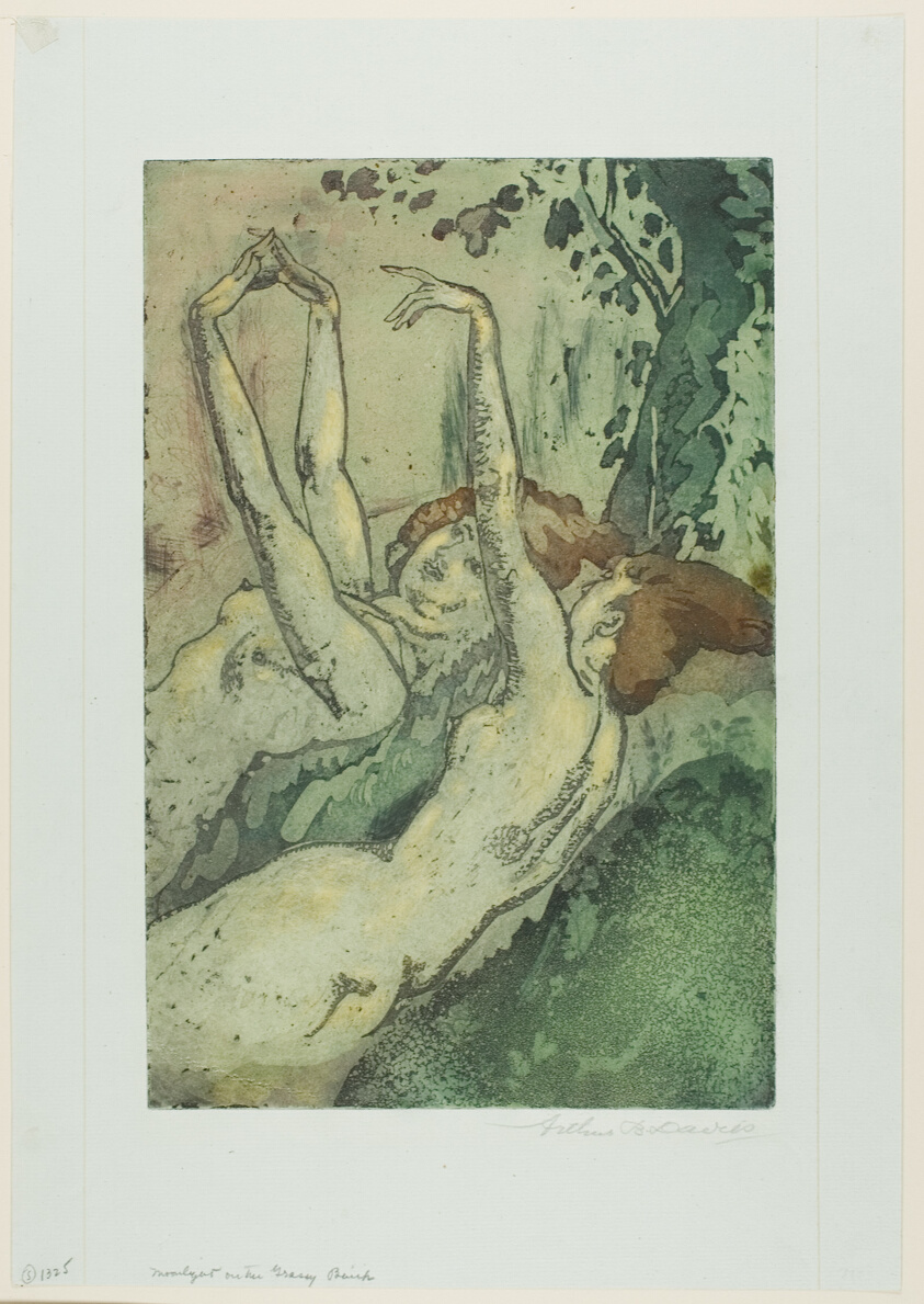 Moonlight on the Grassy Bank