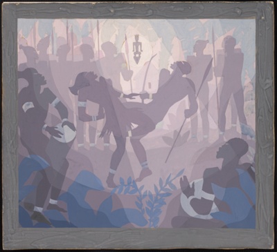 Study for Aspects of Negro Life: The Negro in an African Setting