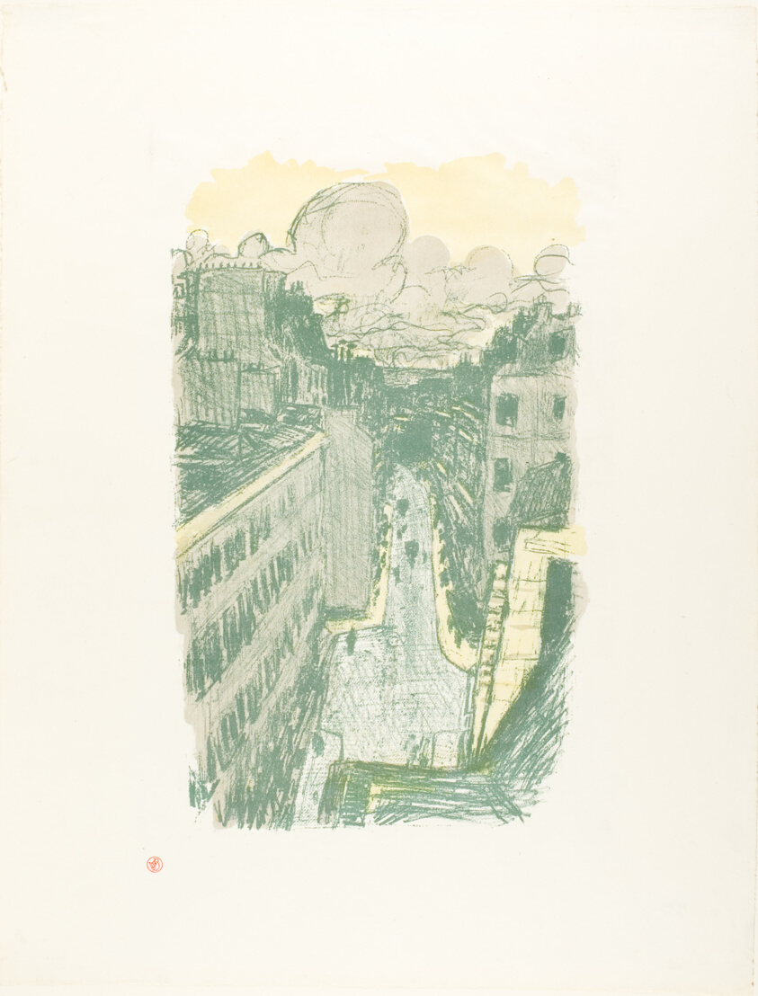 Street Seen from Above, from Some Aspects of Paris Life