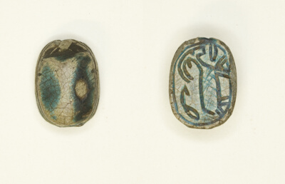 Scarab: Antelope with Foliage Motif