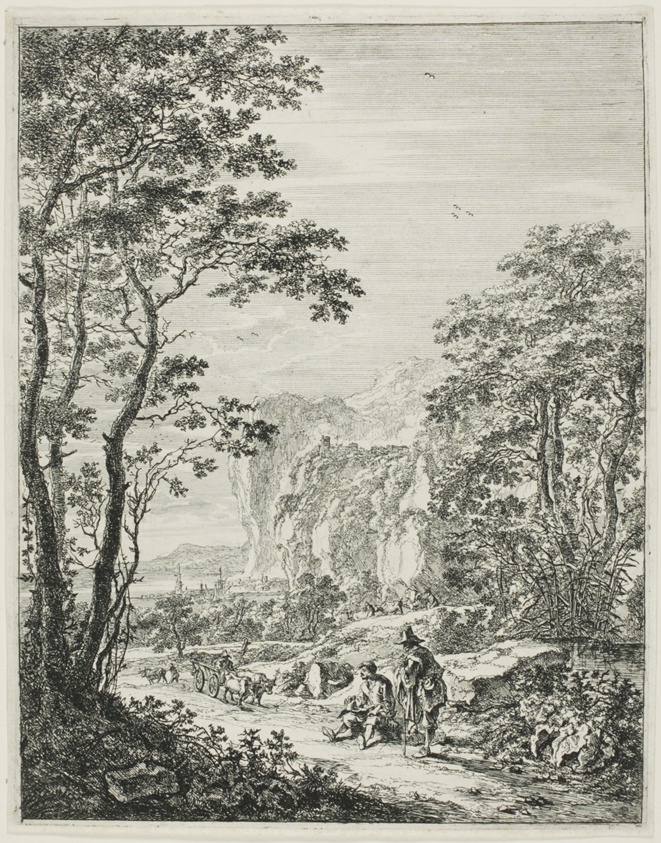 The Ox-Cart, from Upright Italian Landscapes