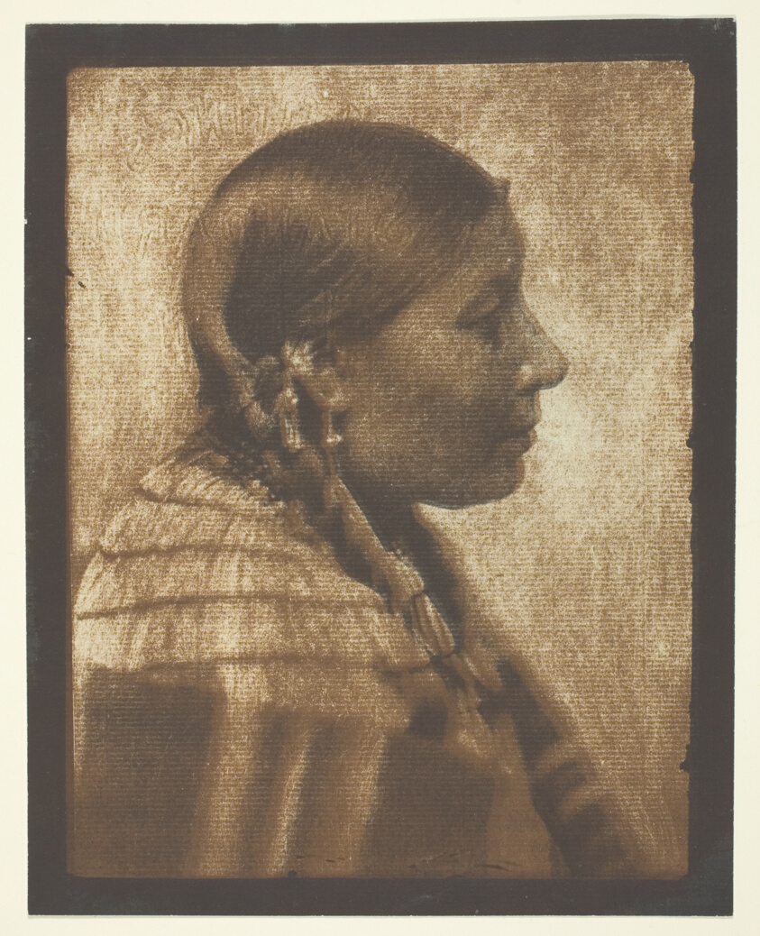 Untitled (Indian Head with Inverted Image of Man on Reverse Side)
