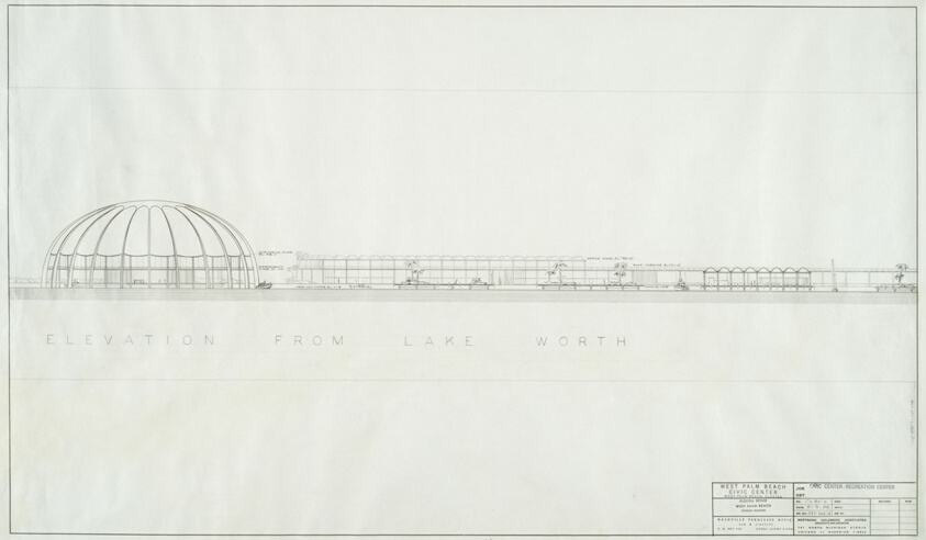 Flagler Marina Complex Recreation Center, West Palm Beach, Florida, Perspective