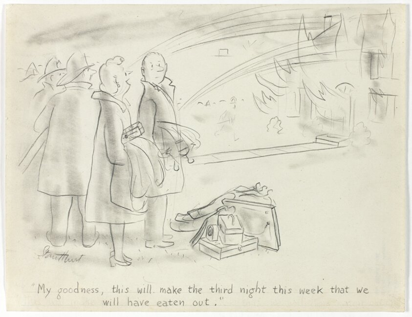 "My goodness, this will make the third night this week that we will have eaten out."