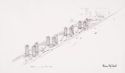Marina City, Detroit, Michican, Working Drawings