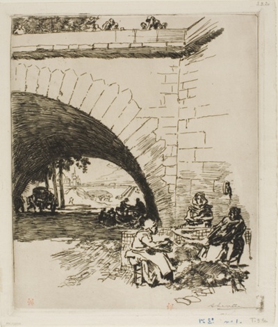 Woolcarders at Pont Marie
