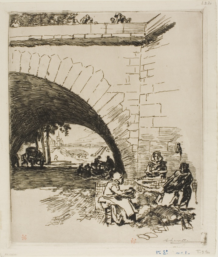 Woolcarders at Pont Marie
