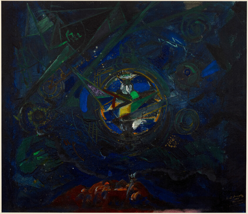 Cabalistic Curtain, from Love of Three Orange