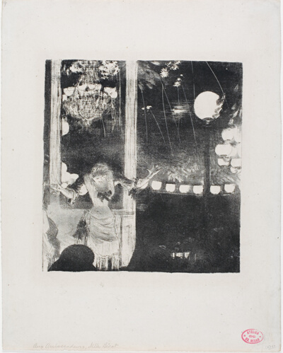 Mlle Bécat at the Café des Ambassadeurs