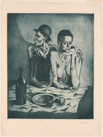 The Frugal Meal, from The Saltimbanques