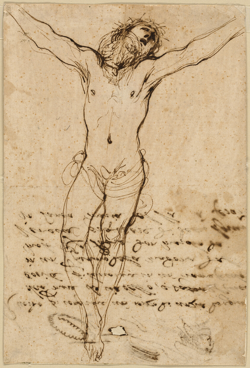 Christ on the Cross: Study for the Crucifixion with Saints