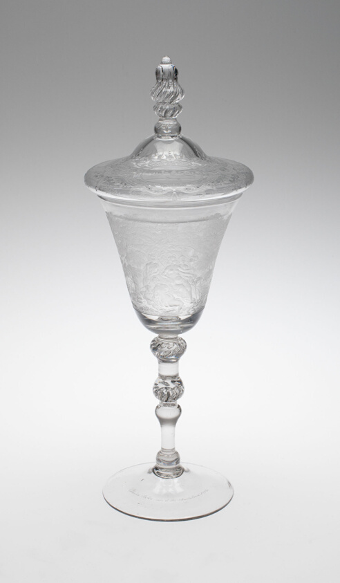 Covered Goblet with Goddess Diana Bathing