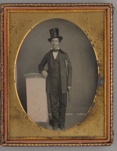 Untitled (Portrait of a Standing Man with a Top Hat)