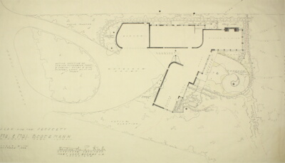 Mr. and Mrs. Bederman House, Highland Park, Illinois, Landscape Plan