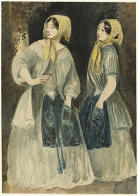 Two Women in Yellow Kerchiefs