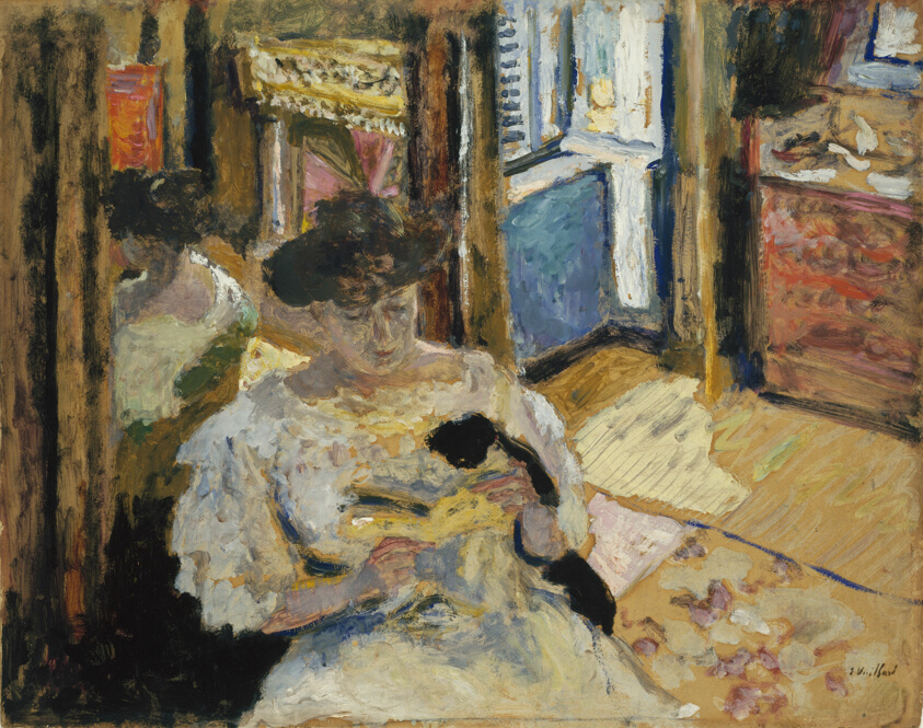 The Dressing Room, Madame Hessel Reading at Amfreville